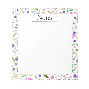Floral Notitieblok –  cadeau voor mama of haar