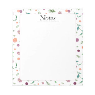 Floral Notitieblok – Heerlijk verjaardagscadeau vo
