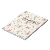 Floral Notitieblok – Schattige & praktisch voor no (Linkerzijde)