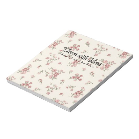 Floral Notitieblok – Schattige & praktisch voor no (Linkerzijde)