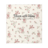 Floral Notitieblok – Schattige & praktisch voor no (Voorkant)
