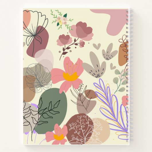 Floral Notitieboek (Achterkant)