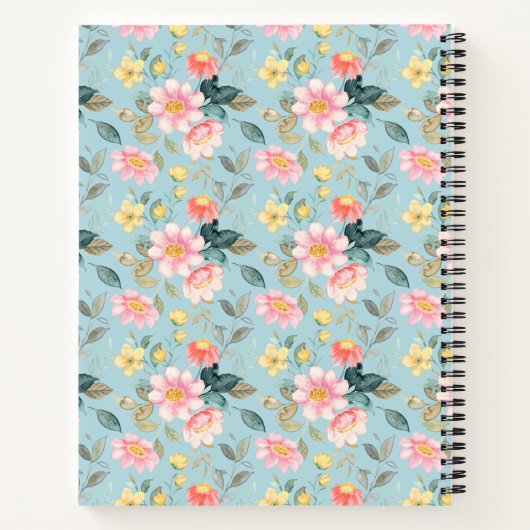 Floral Notitieboek (Achterkant)