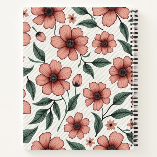 Floral notitieboek (Achterkant)