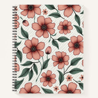 Floral notitieboek