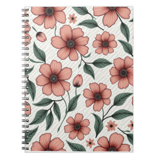Floral notitieboek