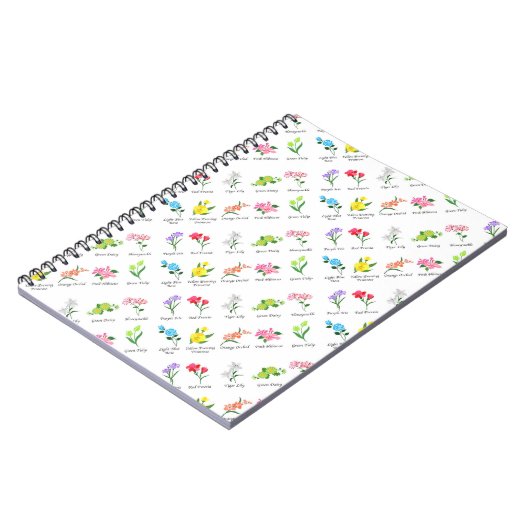 Floral Notitieboek (Linkerzijde)