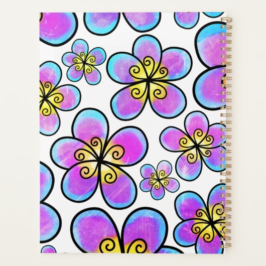 Floral Notitieboek (Achterkant)