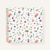 Floral Notitieboek cadeau voor mama |  tijdschrift (Voorkant)