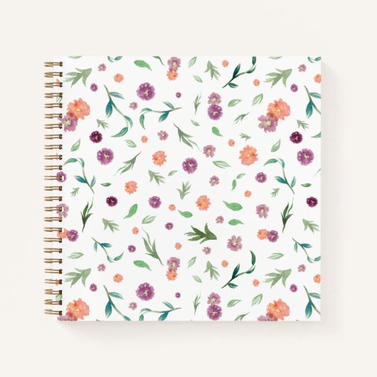 Floral Notitieboek cadeau voor mama | tijdschrift (Voorkant)