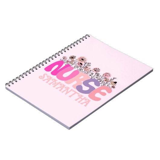 Floral Nurse Notitieboek (Linkerzijde)