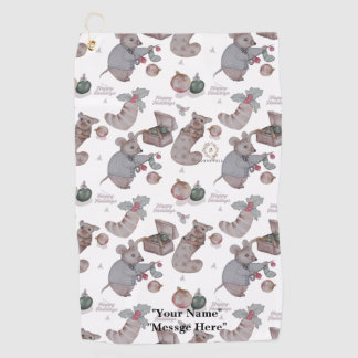 Floral Nursery print towel Golfhanddoek