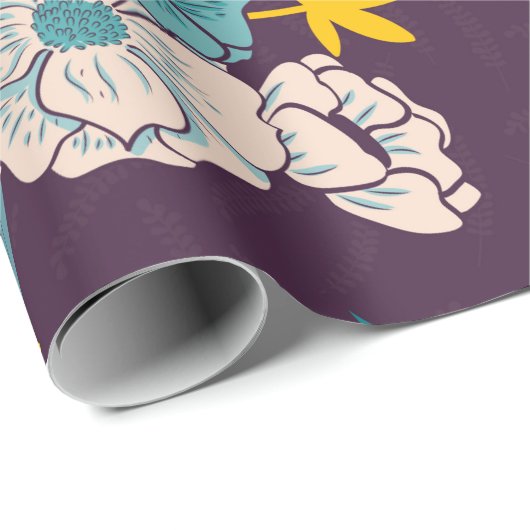 Floral oerwoud met slangen, naadloos, tropisch cadeaupapier (Rol Hoek)