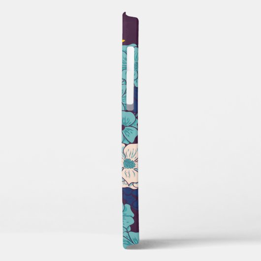 Floral oerwoud met slangen, naadloos, tropisch Case-Mate iPhone case (Achterkant / Links)