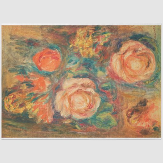 Floral of ontkoppelpapier tissuepapier (Voorkant)