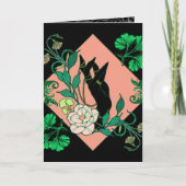 “Floral Offering” – Botanical Hand & Bloom Kaart (Voorkant)