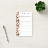 Floral om Post-it Nota's van de Lijst te doen Post-it® Notes (Kantoor)