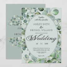 Floral omgeven Eucalyptus Greenery Wedding