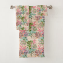 Floral on Wood Trendy Popular Elegant Vintage