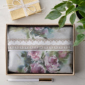 Floral ontkoppelen papier met grenzen aan kant (Geschenk)