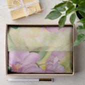 Floral ontkoppeling Orchids Roze Waterverf Tissuepapier (Geschenk)