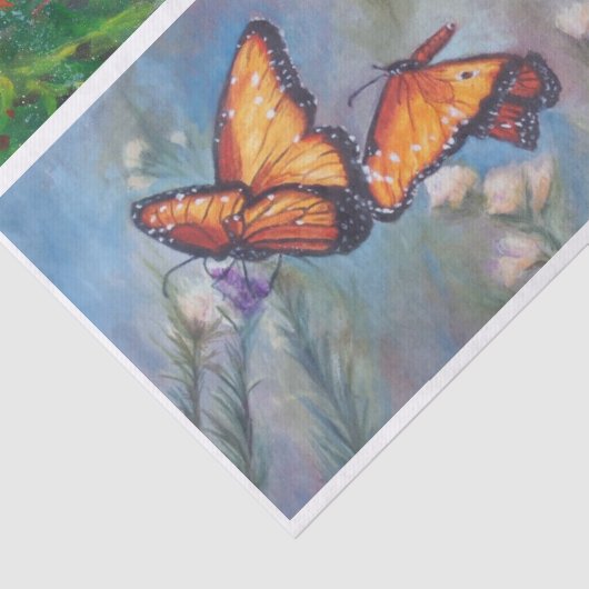 Floral ontkoppeling tissuepapier (Detail)