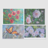 Floral ontkoppeling tissuepapier (Voorkant)