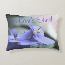 Floral ontwerp periwinkle accent kussen