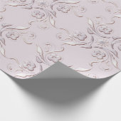 Floral ontwerp Retro Cadeaupapier (Hoek)