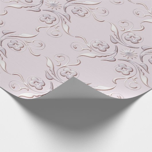 Floral ontwerp Retro Cadeaupapier (Hoek)