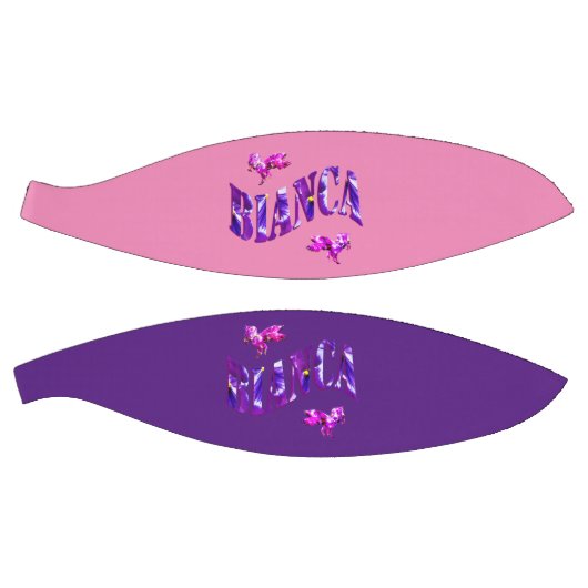 Floral ontworpen Bianca naam, basketbal (Panelen)