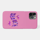 Floral ontworpen Bianca naam, Case-Mate iPhone Case (Achterkant (horizontaal))