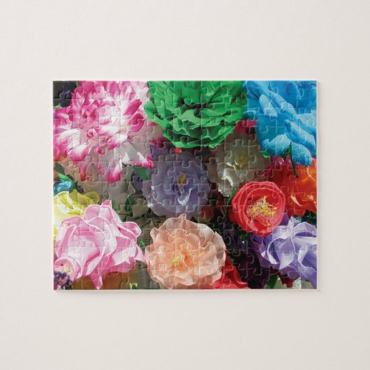 Floral ontworpen puzzel (Horizontaal)