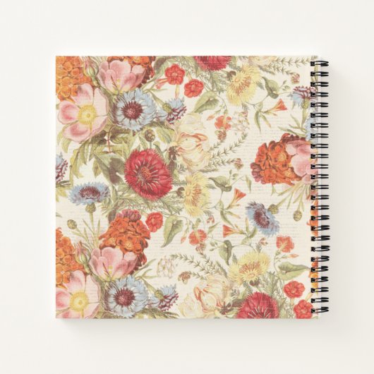  Floral onze Bucket List Keepomwille Journal Notitieboek (Achterkant)