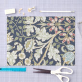  Floral op blauw Tissuepapier (Craft)