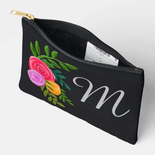  Floral op het Monogrammed-bord van Chalkboard Etui (Open)