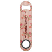 Floral op hout Aanpassen Populair Speed Flessenopener (Voorkant)