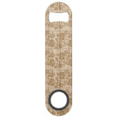 Floral op hout Aanpassen Populair Speed Flessenopener (Achterkant)