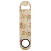 Floral op hout Aanpassen Populair Speed Flessenopener (Achterkant)