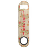 Floral op hout Aanpassen Populair Speed Flessenopener (Voorkant)
