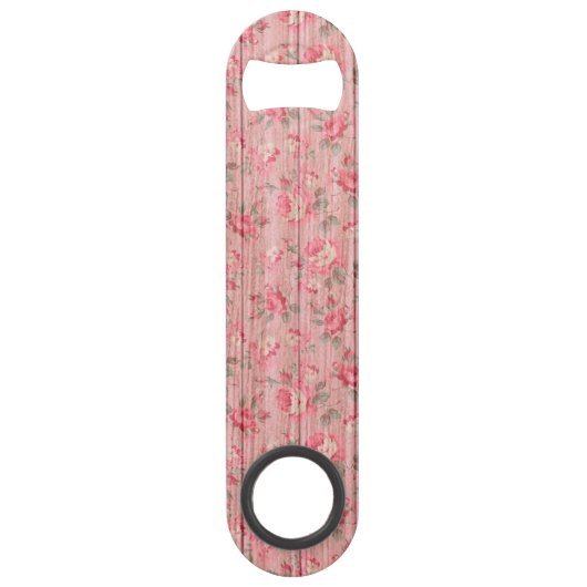 Floral op hout Aanpassen Populair Speed Flessenopener (Achterkant)