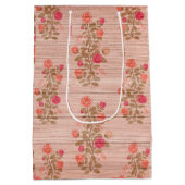 Floral op hout Populair Aanpassen Tekst Medium Cadeauzakje (Achterkant)