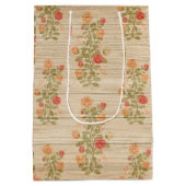 Floral op hout Populair Aanpassen Tekst Medium Cadeauzakje (Achterkant)