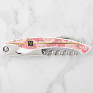 Floral op hout Popular Gift Kurkentrekker