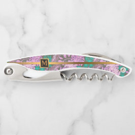 Floral op hout Popular Gift Kurkentrekker