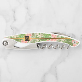 Floral op hout Popular Gift Kurkentrekker