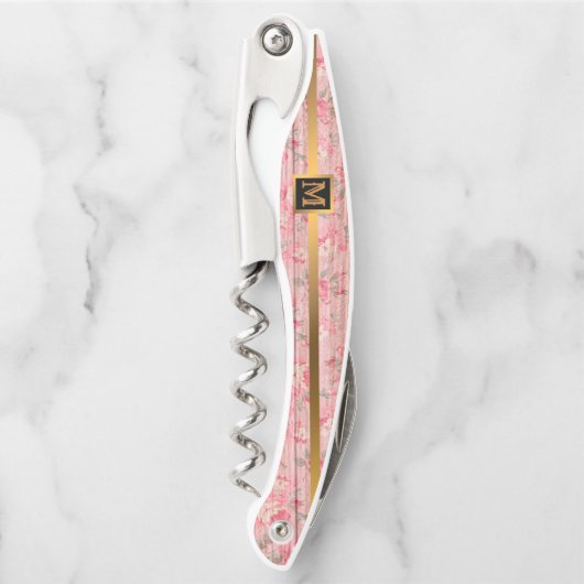 Floral op hout Popular Gift Kurkentrekker (Voorkant)