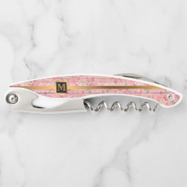 Floral op hout Popular Gift Kurkentrekker