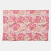 Floral op hout Popular Gift Theedoek (Horizontaal)