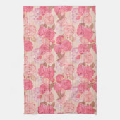 Floral op hout Popular Gift Theedoek (Verticaal)